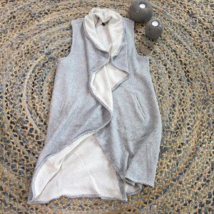 Free People Grey/Beige Cardigan/Vest